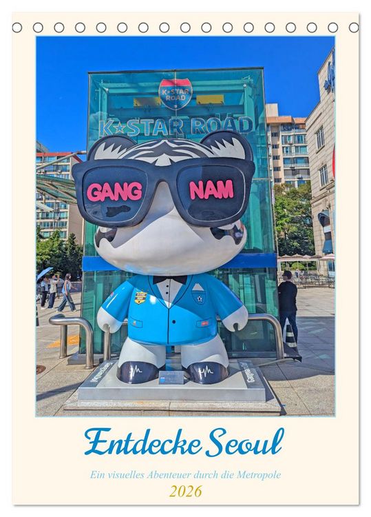 Produktbild: Entdecke Seoul (Tischkalender 2026 DIN A5 hoch), CALVENDO Monatskalender