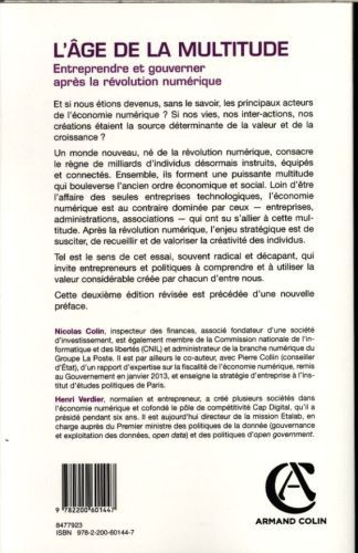Produktbild: L age de la multitude 2e ed.