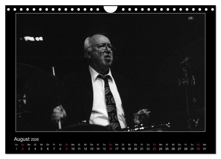 Produktbild: Jazz onstage (Wandkalender 2026 DIN A4 quer), CALVENDO Monatskalender