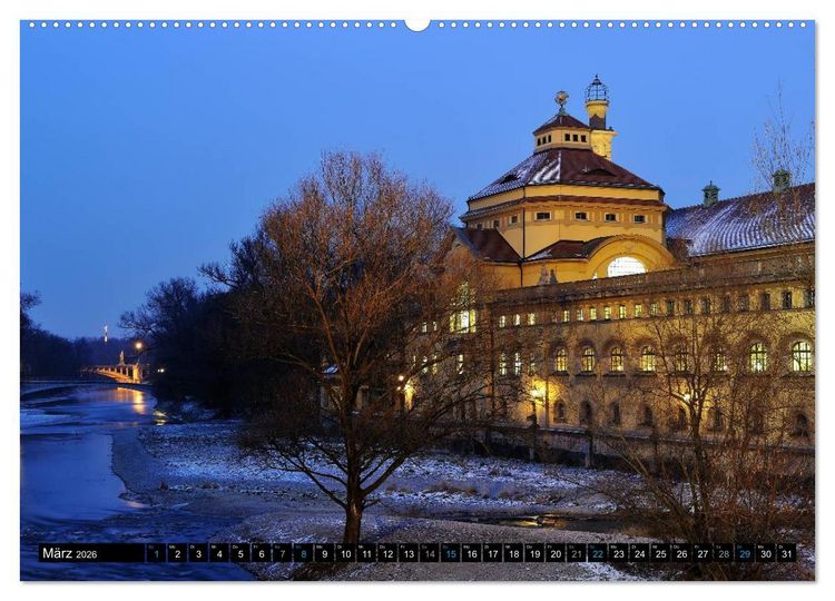 Produktbild: M&uuml;nchen - Facetten einer Stadt (hochwertiger Premium Wandkalender 2026 DIN A2 quer), Kunstdruck in Hochglanz
