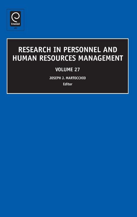 Produktbild: Research in Personnel and Human Resources Management
