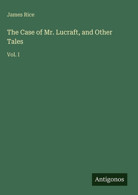 Produktbild: The Case of Mr. Lucraft, and Other Tales
