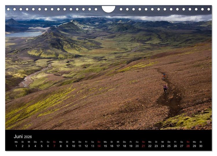Produktbild: Bike Abenteuer Island (Wandkalender 2026 DIN A4 quer), CALVENDO Monatskalender