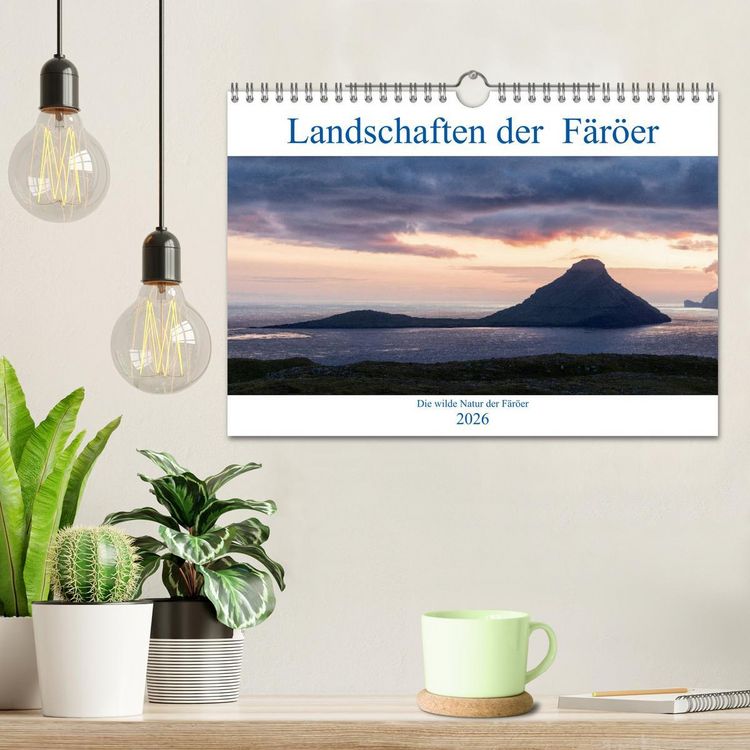Produktbild: Landschaften Der F&auml;r&ouml;er (Wandkalender 2026 DIN A4 quer), CALVENDO Monatskalender