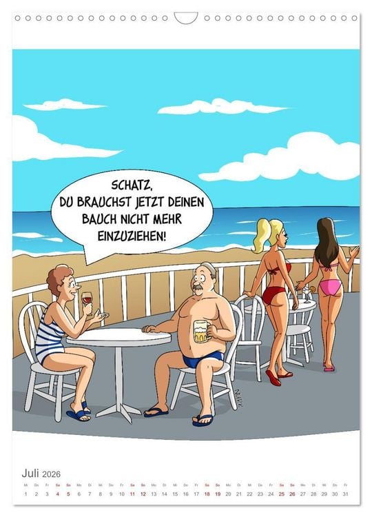Produktbild: Okay, Boomer - Cartoons (Wandkalender 2026 DIN A3 hoch), CALVENDO Monatskalender