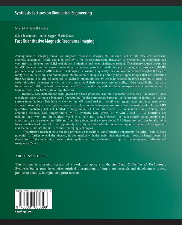 Produktbild: Fast Quantitative Magnetic Resonance Imaging