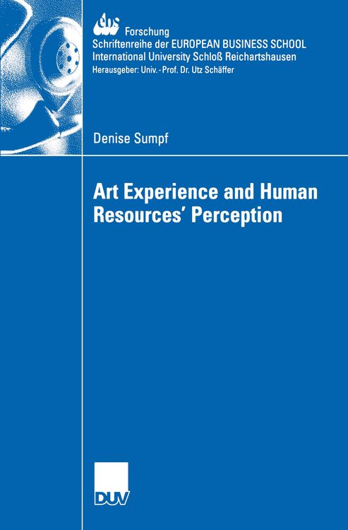 Produktbild: Art Experience and Human Resources&rsquo; Perception