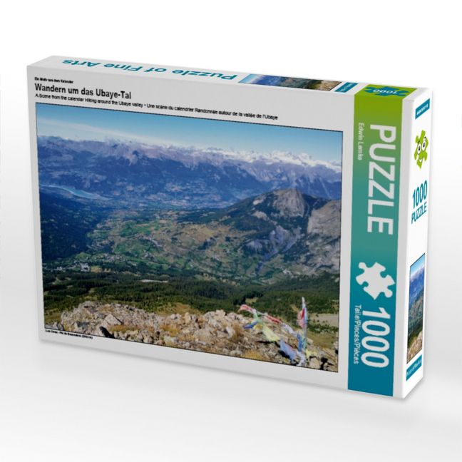 Produktbild: CALVENDO Puzzle Ein Motiv aus dem Kalender Wandern um das Ubaye-Tal | 1000 Teile Lege-Gr&ouml;&szlig;e 64x48cm Foto-Puzzle f&uuml;r gl&uuml;ckliche Stunden