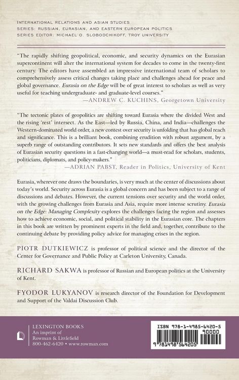 Produktbild: Eurasia on the Edge