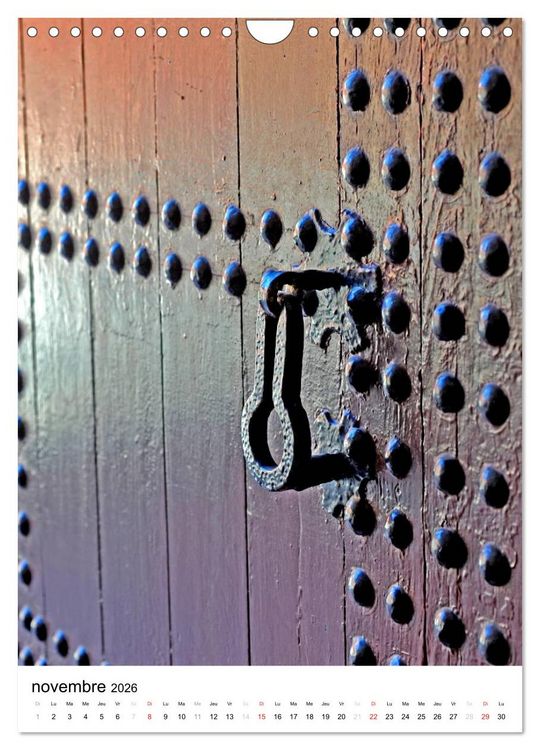 Produktbild: Portes du Maroc (Calendrier mural 2026 DIN A4 horizontal), CALVENDO calendrier mensuel