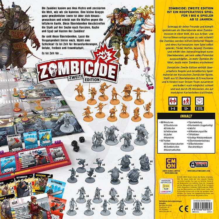 Produktbild: Zombicide 2. Edition DE