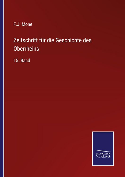 Produktbild: Zeitschrift f&uuml;r die Geschichte des Oberrheins