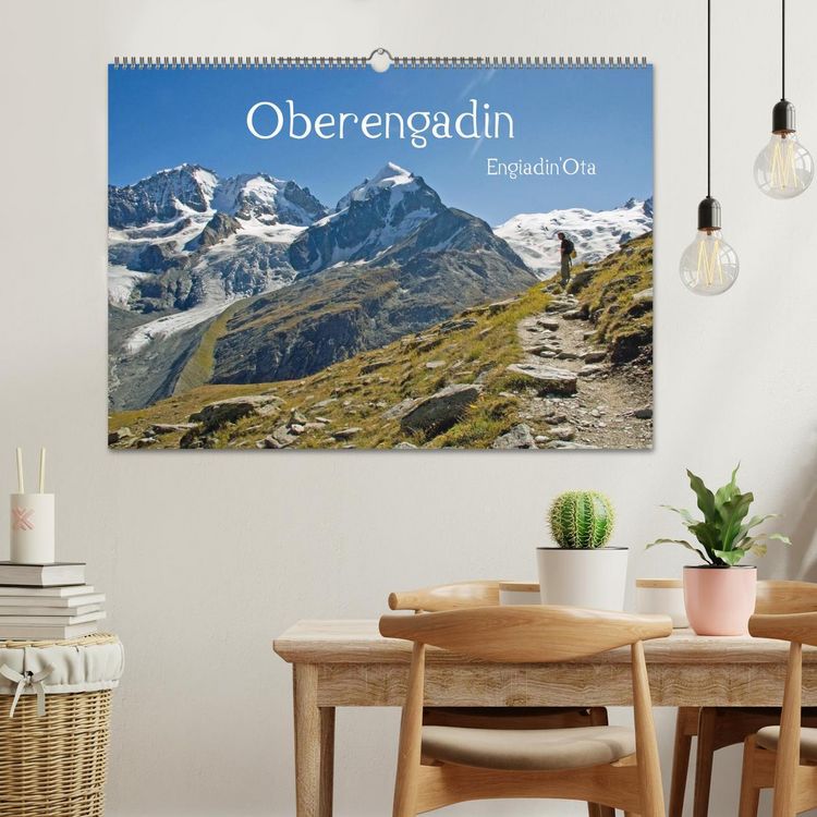 Produktbild: Oberengadin (Wandkalender 2026 DIN A2 quer), CALVENDO Monatskalender