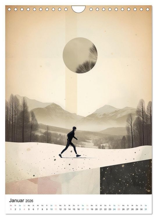 Produktbild: Laufkunst. (Wandkalender 2026 DIN A4 hoch), CALVENDO Monatskalender