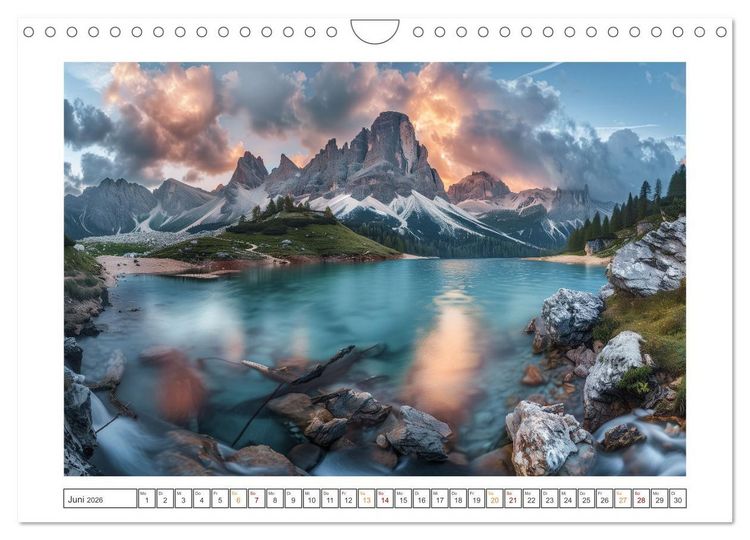 Produktbild: Im Reich der Berge (Wandkalender 2026 DIN A4 quer), CALVENDO Monatskalender
