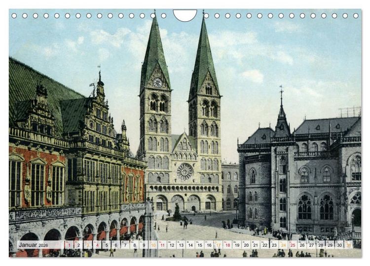 Produktbild: Deutschland in der Kaiserzeit (Wandkalender 2026 DIN A4 quer), CALVENDO Monatskalender