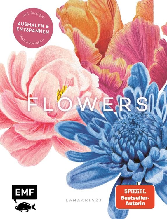 Produktbild: Flowers mit Lana: Ausmalen und entspannen mit Lanaarts23