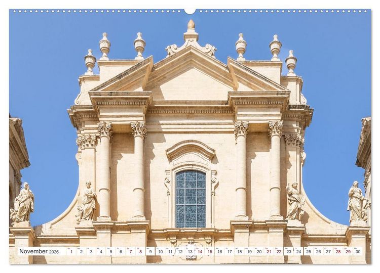 Produktbild: Sizilien - Sp&auml;tbarocke Pracht im Val di Noto (Wandkalender 2026 DIN A2 quer), CALVENDO Monatskalender