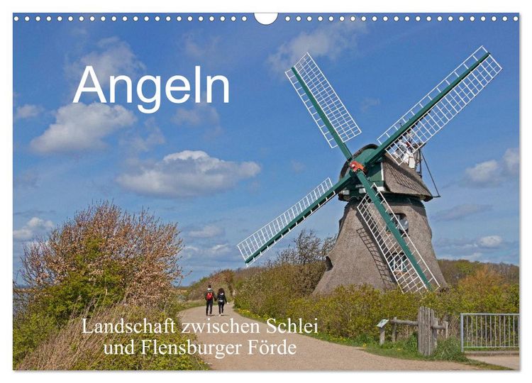 Produktbild: Angeln - Landschaft zwischen Schlei und Flensburger F&ouml;rde (Wandkalender 2026 DIN A3 quer), CALVENDO Monatskalender