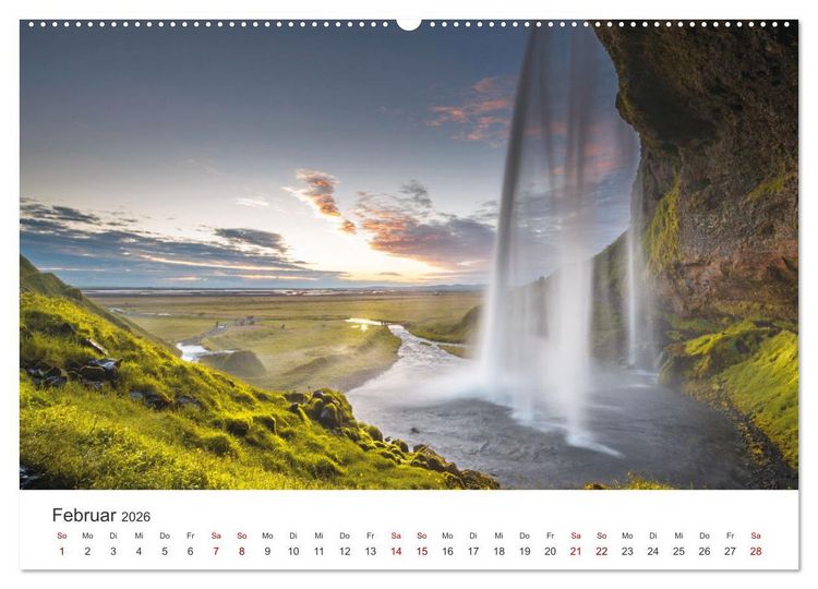 Produktbild: Sommer in Island (Wandkalender 2026 DIN A2 quer), CALVENDO Monatskalender