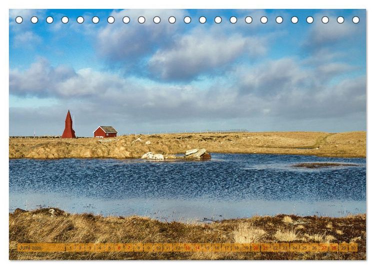 Produktbild: R&oslash;stlandet am Ende von Raum und Zeit (Tischkalender 2026 DIN A5 quer), CALVENDO Monatskalender