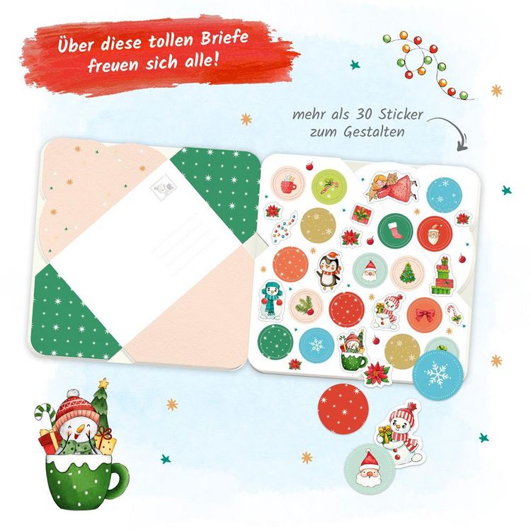 Produktbild: Tr&ouml;tsch Meine ersten Briefe Weihnachten Briefpapierbuch Wunschzettelbuch