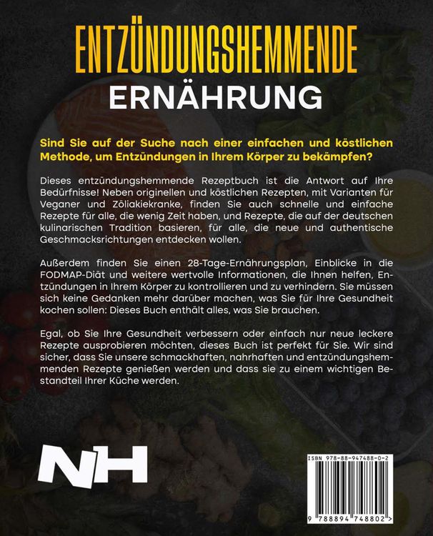 Produktbild: Entz&uuml;ndungshemmende Ern&auml;hrung