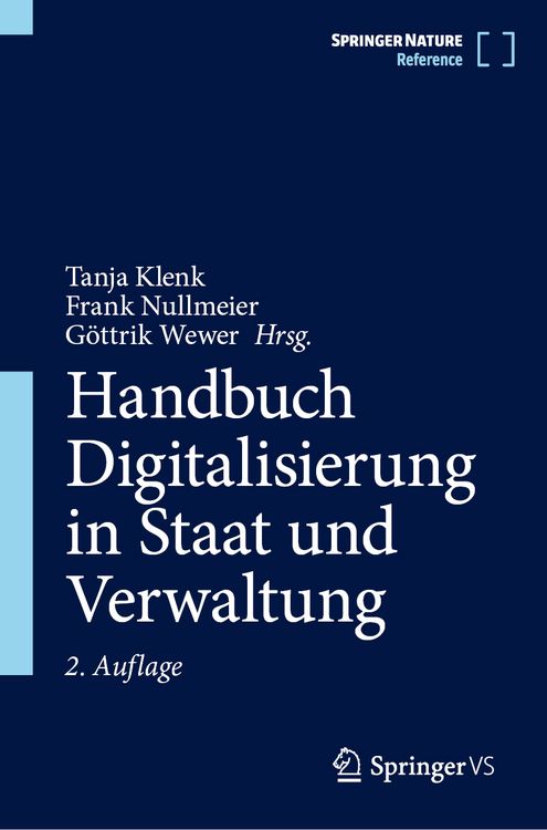Produktbild: Handbuch Digitalisierung in Staat und Verwaltung