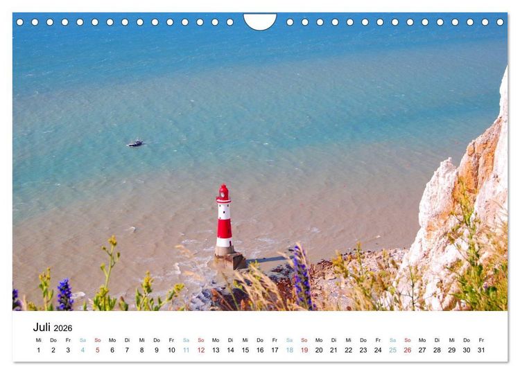 Produktbild: East Sussex (Wandkalender 2026 DIN A4 quer), CALVENDO Monatskalender