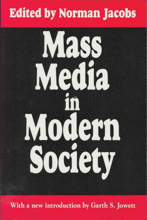 Produktbild: Jacobs, N: Mass Media in Modern Society