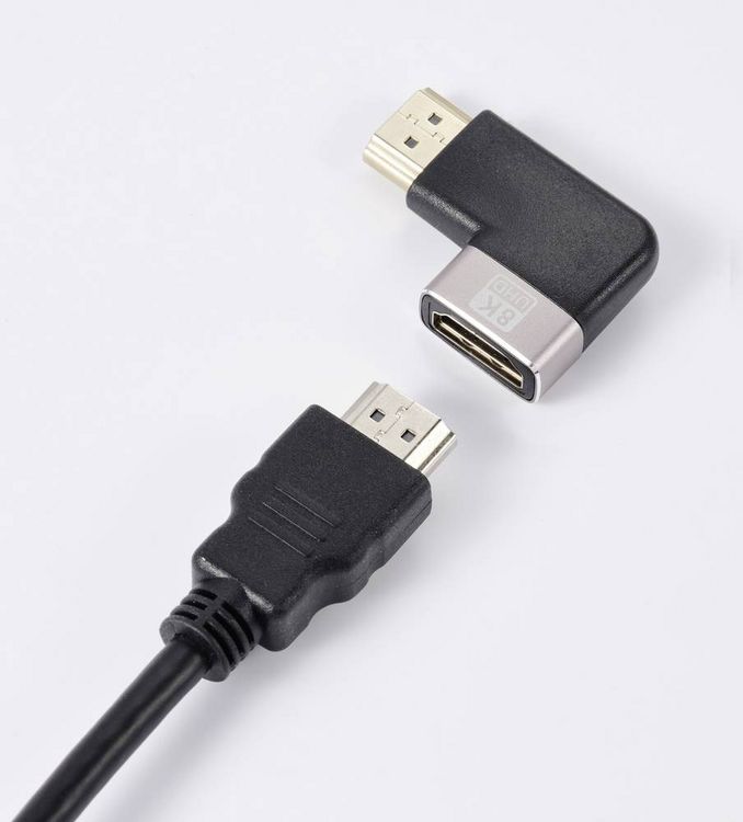 Produktbild: SpeaKa Professional SP-11302004 HDMI Adapter [1x HDMI-Stecker - 1x HDMI-Buchse] Schwarz, Silber UHD 8K @ 60 Hz, UHD 4K @ 120H