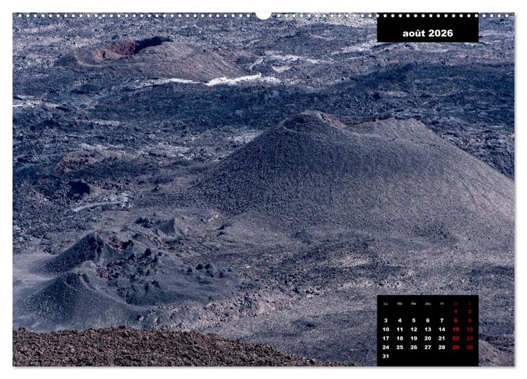 Produktbild: Paysages de l'&icirc;le de La R&eacute;union (Calendrier mural 2026 DIN A2 vertical) calendrier de bureau