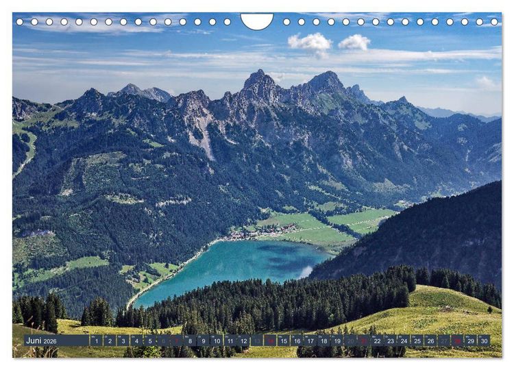 Produktbild: Allg&auml;uer Bergidyll (Wandkalender 2026 DIN A4 quer), CALVENDO Monatskalender