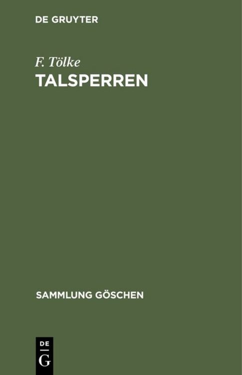 Produktbild: Talsperren