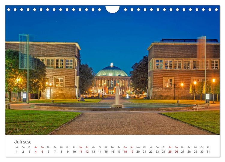 Produktbild: D&uuml;sseldorf - Tradition und Moderne am Rhein (Wandkalender 2026 DIN A4 quer), CALVENDO Monatskalender