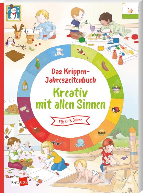Produktbild: Das Krippen-Jahreszeitenbuch: Kreativ mit allen Sinnen