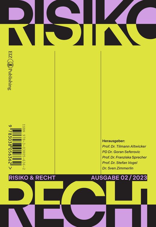 Produktbild: Risiko & Recht 02/2023