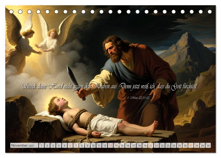 Produktbild: Die Kraft der Bibel (Tischkalender 2027 DIN A5 quer), CALVENDO Monatskalender