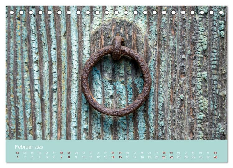 Produktbild: Anklopfen... (Tischkalender 2026 DIN A5 quer), CALVENDO Monatskalender