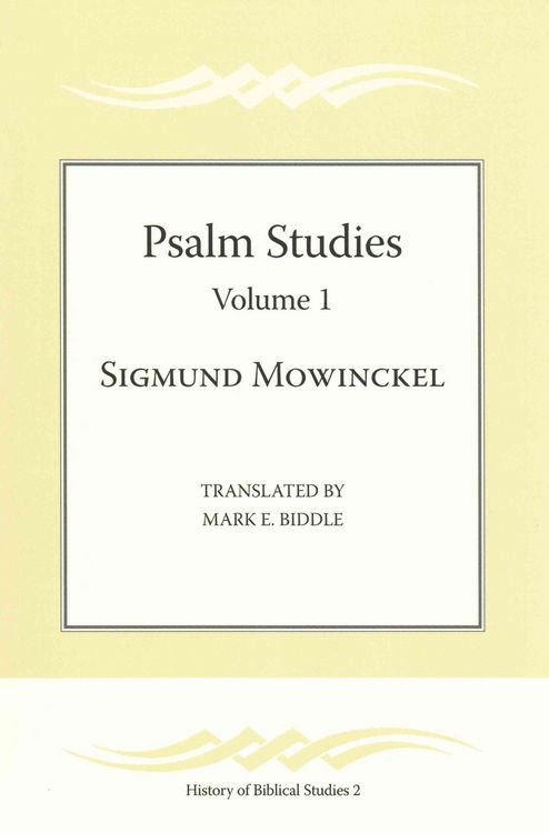 Produktbild: Psalm Studies, Volume 1