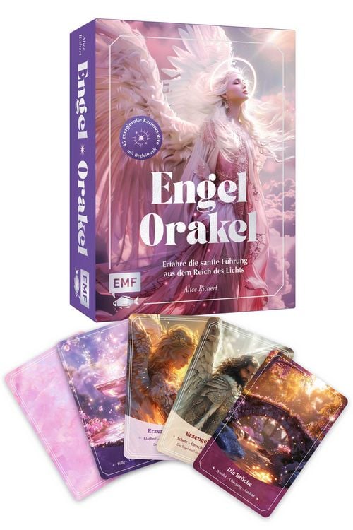 Produktbild: Orakel-Karten-Set: Engel-Orakel | Erfahre die sanfte Führung aus dem Reich des Lichts und erhelle dein Herz