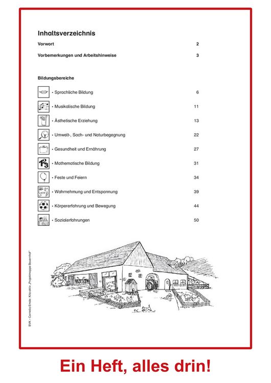Produktbild: Kita aktiv Projektmappe Bauernhof