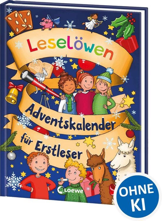 Produktbild: Lesel&ouml;wen-Adventskalender f&uuml;r Erstleser