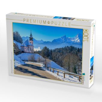 Produktbild: CALVENDO Puzzle Wallfahrtskirche Maria Gern, Berchtesgaden | 1000 Teile Lege-Gr&ouml;&szlig;e 64x48cm Foto-Puzzle f&uuml;r gl&uuml;ckliche Stunden