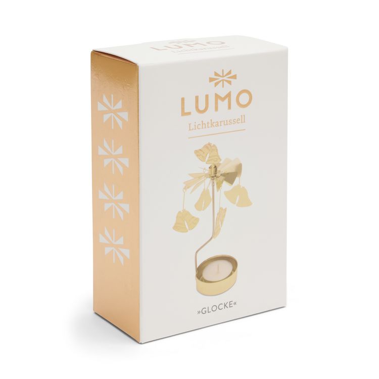 Produktbild: Teelichtkarussell  Set "Glocke", gold