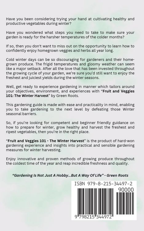Produktbild: Fruit & Veggies 101 - The Winter Harvest