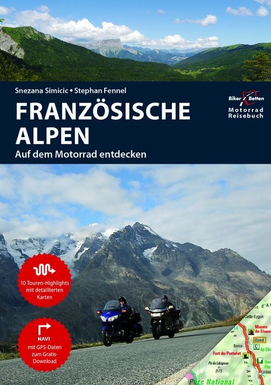 Produktbild: Motorrad Reisef&uuml;hrer Franz&ouml;sische Alpen