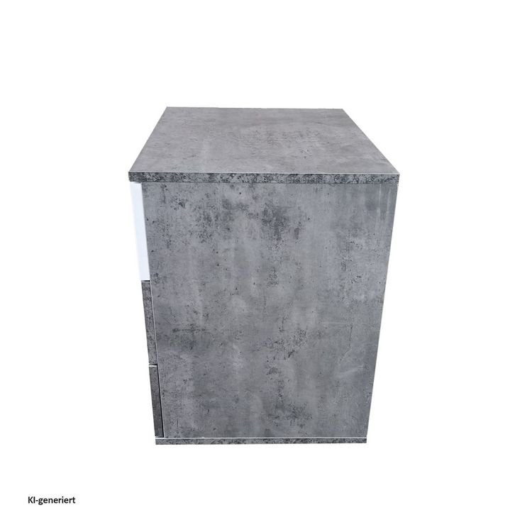 Produktbild: HTI-Living Nachtkommode 3 Schubladen Nina Beton Wei&szlig; Nachtkommode 3 Schubladen Nina Beton Wei&szlig;