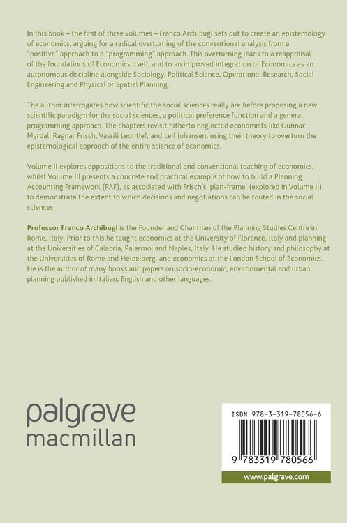 Produktbild: The Programming Approach and the Demise of Economics