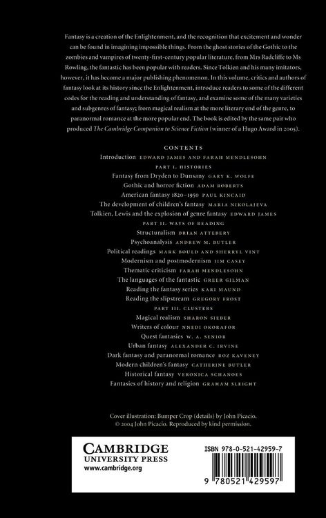 Produktbild: The Cambridge Companion to Fantasy Literature